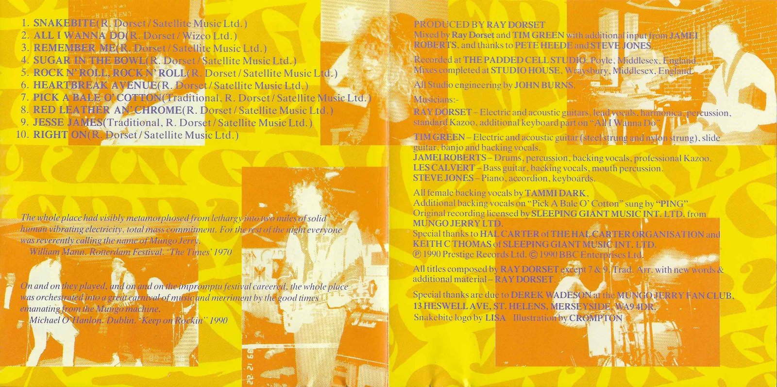 Middle of cover of CDPC 5011